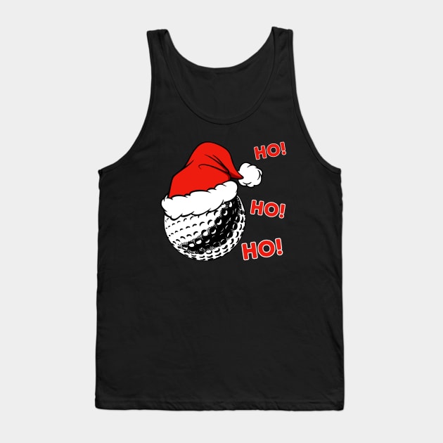 Golf Christmas Tank Top by footballomatic